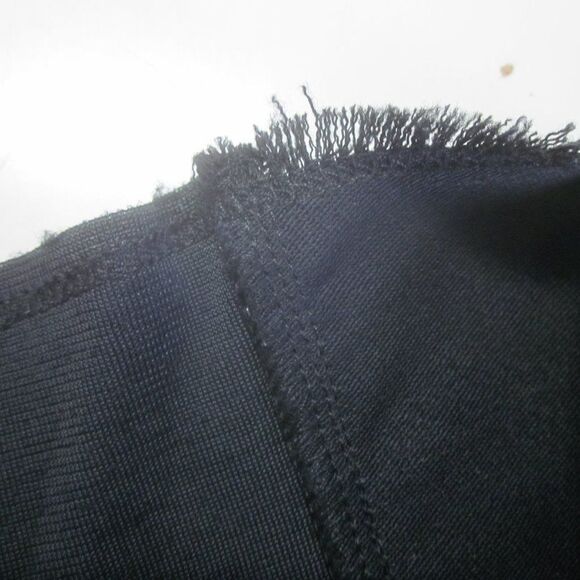 Isabel Marant Womens Size 42 Black Midi Sheath Dress of Mixed Materials Fits M - Picture 5 of 12